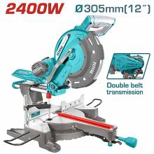 Φαλτσοπρίονο Ξύλου με Πάγκο RADIAL TOTAL 2.400W / Φ-305mm Επαγγελματικό ( TS42183057 )