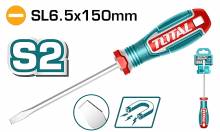 Κατσαβίδι Μαγνητικό Ισιο TOTAL SL 6 Χ 150mm Επαγγελματικό ( TSDSL6150 )