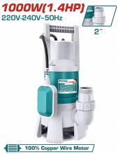 Αντλία Υποβρύχια Ακαθάρτων Υδάτων TOTAL 1000W 1.5Hp /  2" ( TWP810001 )
