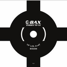Δίσκος θαμνοκοπτικού 4 Δόντια BAX B50206 Φ255 πάχος 1,6mm (B50206)