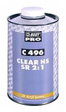 Βερνίκι ακρυλικό υψηλής γυαλάδας HB BODY C496 Clear 2:1 (1 Lit)