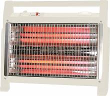 Θερμάστρα χαλαζία 1600W EUROLAMP 147-29165 με θερμοστάτη & διακόπτη ασφαλείας για χώρους έως 25m2 ( 147-29165 )
