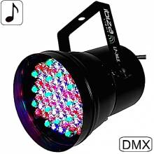 Φωτιστικό Disco IBIZA LP-36LED με 61 λαμπτήρες LED & DMX512 διαστάσεις 12 Χ 12 Χ 19,5 cm (LP36LED)