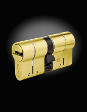 Κύλινδρος χρυσός υπέρασφαλείας με 5 κλειδιά GR4S HUGO(60055)