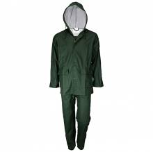Αδιάβροχο κοστούμι PU με κουκούλα ενισχυμένο GALAXY COMFORT PLUS 501 χρώμα Πράσινο ( 501 )
