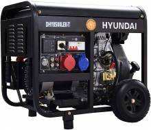 Γεννήτρια πετρελαίου 8 kVA HYUNDAI DHY8500 LEK-T 40C24 Full Power Μονοφασική & Τριφασική με Μίζα ( 40C24 )