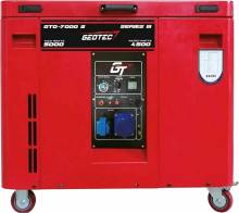 Γεννήτρια πετρελαίου 10 KVA GEOTEC GTD-9000S 220V Κλειστού τύπου με Μίζα ( GEP 922208502 )