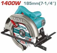 Δισκοπρίονο ξύλου 1400W TOTAL - 185mm ( TS11418526 )