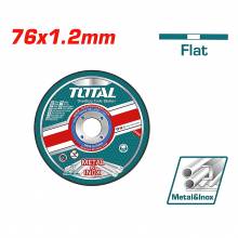 Δίσκος Κοπής INOX / Μετάλλου TOTAL 76mm X 1.2mm για Τροχό TAGLI76017 ( TAC30176 )