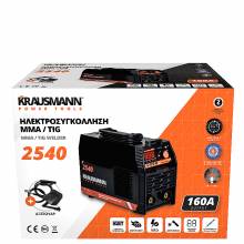 Ηλεκτροκόλληση Inverter KRAUSMANN MMA/TIG IGBT 160A ( 2540 )