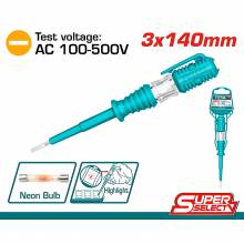 Κατσαβίδι Δοκιμαστικό TOTAL 140mm ( THT291408 )