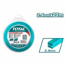 Μεσινέζα Τετράγωνη TOTAL 2.4mm - 21m ( TSL2421 )