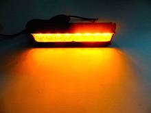 Φάρος LED strobe πορτοκαλί 10-30V πολυλειτουργικός με καλώδιο αναπτήρα (μπάρα)