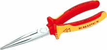 Μυτοτσίμπιδo ίσιo ηλεκτρολόγων KNIPEX 2616200 1000V μήκος 200mm ( 2616200 )