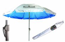 Ομπρέλα παραλίας αλουμινίου MAUI & SONS 1569 αντιανεμική με διάμετρο Φ220cm & προστασία UPF50+ χρώμα Γαλάζιο ( 1569 )