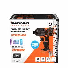 Παλμικό Κατσαβίδι Επαναφορτιζόμενο KRAUSMANN U73020-00B 20V SOLO ( U73020-00B )
