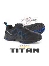 Παπούτσια Εργασίας GALAXY TITAN FAST LACE 13-152 S1P SRC με προστασία δακτύλων & αντιολισθητικά No 39-49 ( 13-152 )