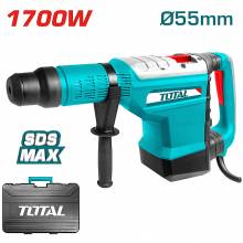 Πιστολέτο Σκαπτικό - Περιστροφικό TOTAL SDS-MAX 1.700W  Επαγγελματικό ( TH117556 )