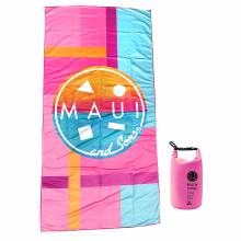 Πετσέτα θαλάσσης MAUI and SONS 4953 Original Surf Pink από microfiber 90x180 cm ( 4953 )