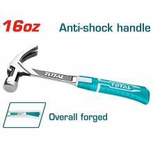 Σφυρί προκοβγάλτης TOTAL πλαστική λαβή Anti - shock 450gr ( THT7143166 )