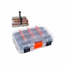 Ταμπακιέρα TACTIX 320042 Διπλή Διάφανη Πλαστική 22.4x16.4x6cm ( 320042 )