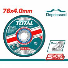 Δίσκος Λειάνσεως Μετάλλου TOTAL 76mm X 4mm Για Τροχούς TAGLI76017 ( TAC30276 )