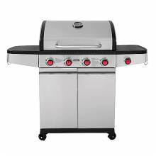 Ψησταριά BBQ INOX υγραερίου UNIMAC PREMIUM 661317 14500W με 4 εστίες + 1 πλαινή εστία ( 661317 )