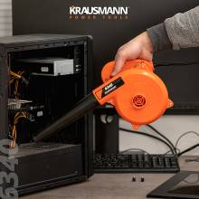 Φυσητήρας - Αναρροφητήρας KRAUSMANN 6340 Ηλεκτρικός 450W με Ρύθμιση Στροφών ( 6340 )